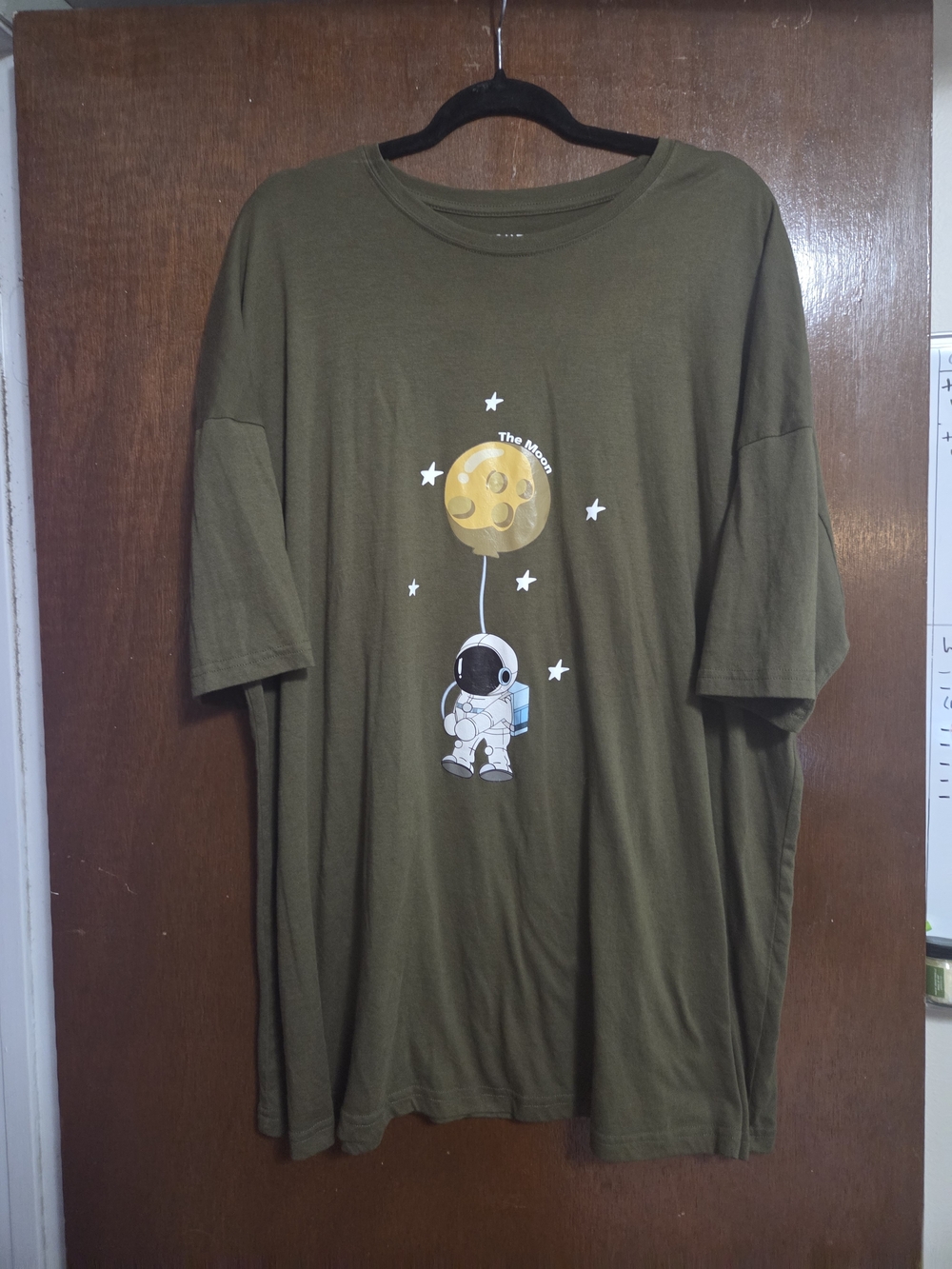 SHEIN Olive Green Crewneck Tee 2XL